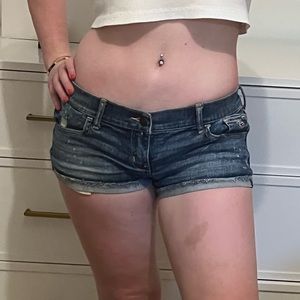 Hollister denim shorts